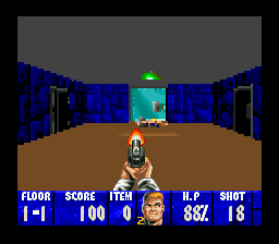 Wolfenstein 3D (Europe) In game screenshot